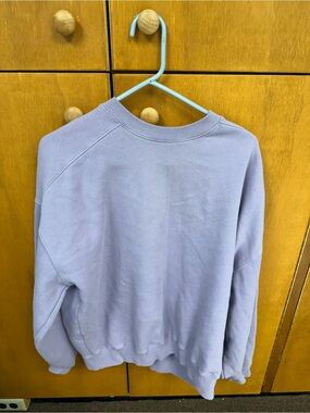 Women's Lavender Crewneck Sweater - Relaxed Fit